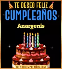 GIF Te deseo Feliz Cumpleaños Anargenis